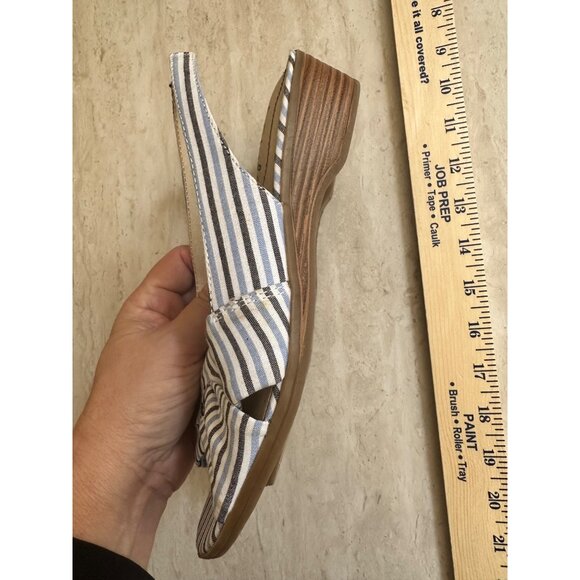 LifeStride Womens Size 5M Striped Slingback Open-Toe Sandals Mimosa - Picture 9 of 9